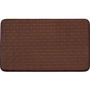 Chef Gear Faux-Leather Basket Weave 18 x 30 in. Comfort Chef Mat